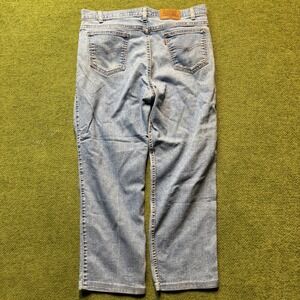 Levi's 540 Flex Denim Jeans Y2K 36x29 Light Wash Relaxed Fit Made in USA Vintage